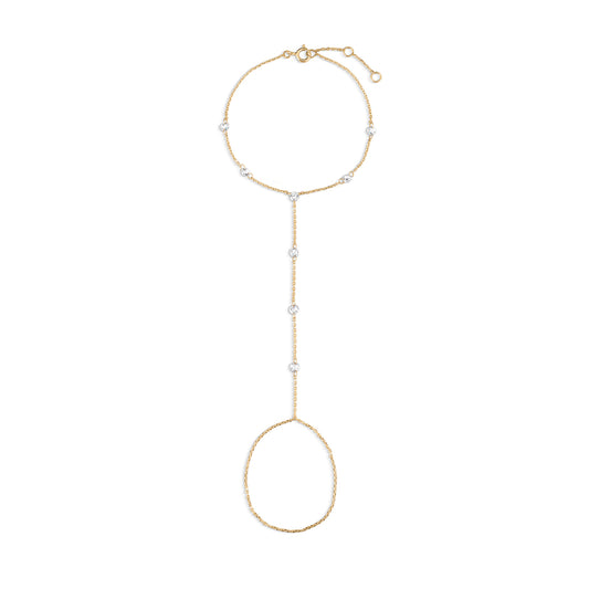 The Lila Rose-Cut Hand Chain