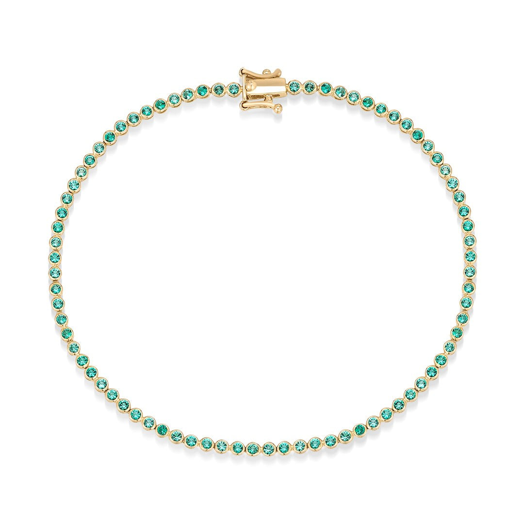 The Esme Emerald Tennis Bracelet