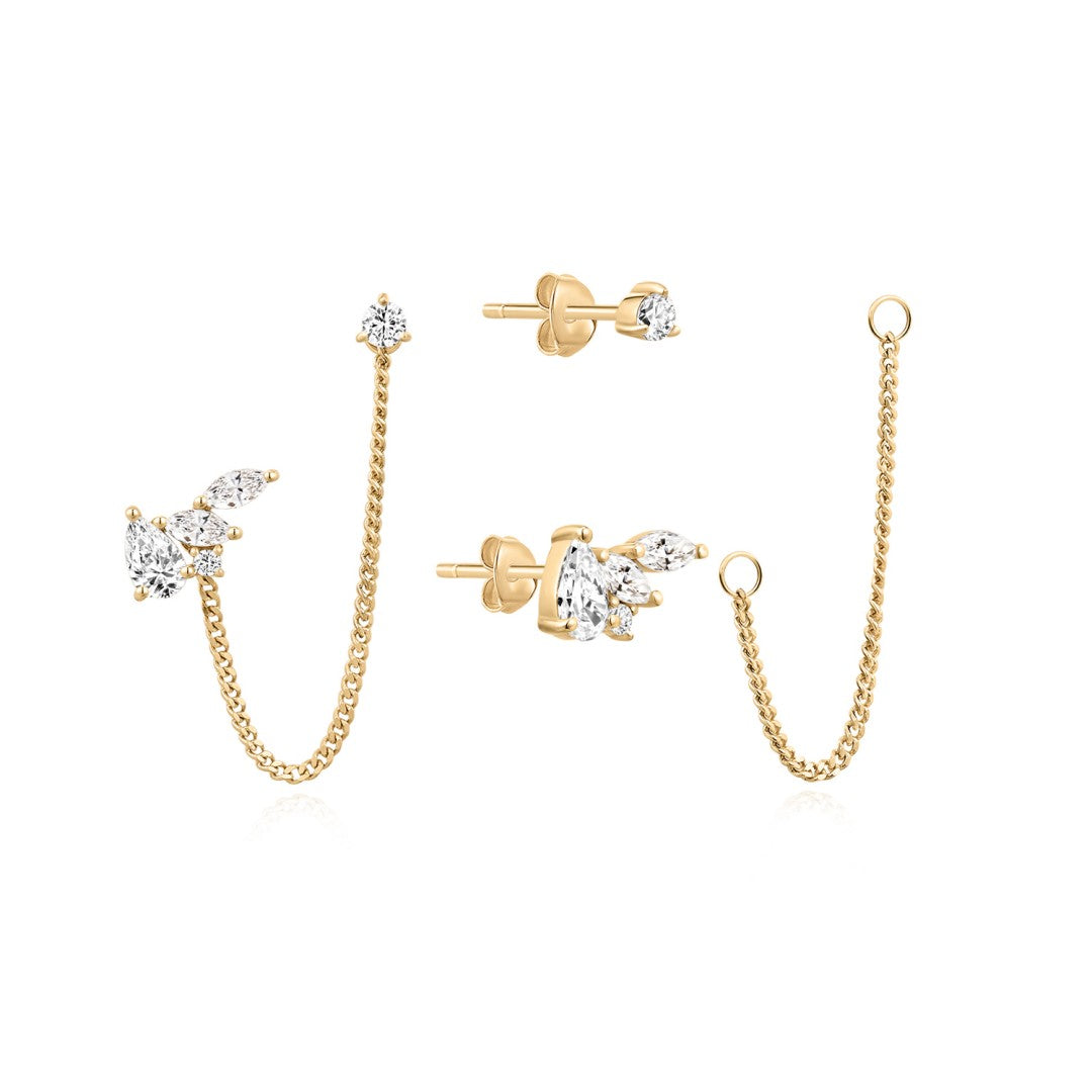The Friday Convertible Chain Earrings