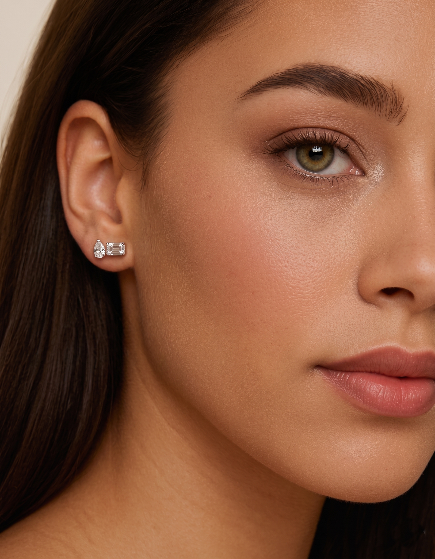 Prism Pear Studs