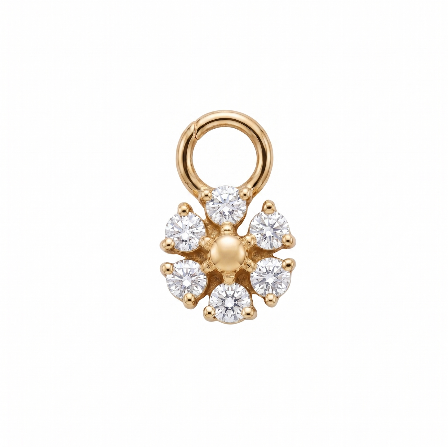 Diamond Daisy Charm