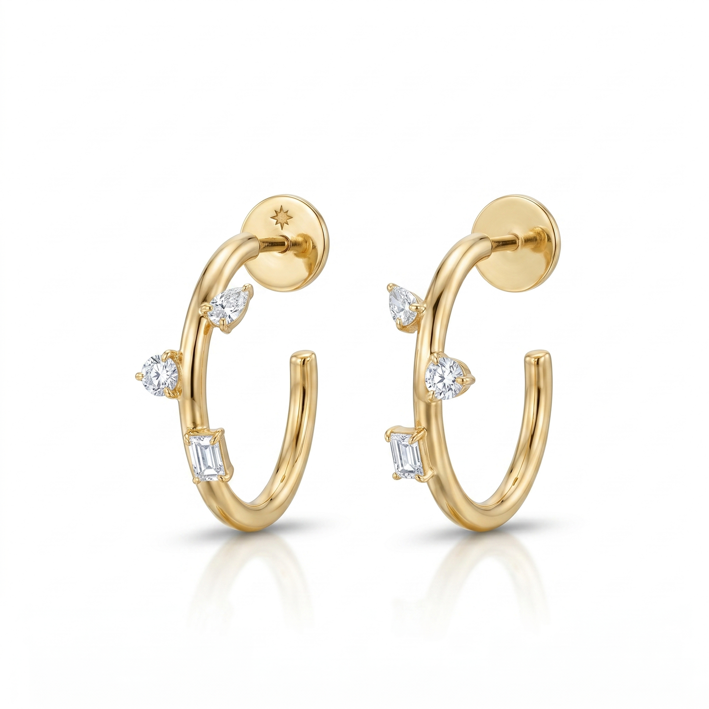 Scattered Diamond Hoops