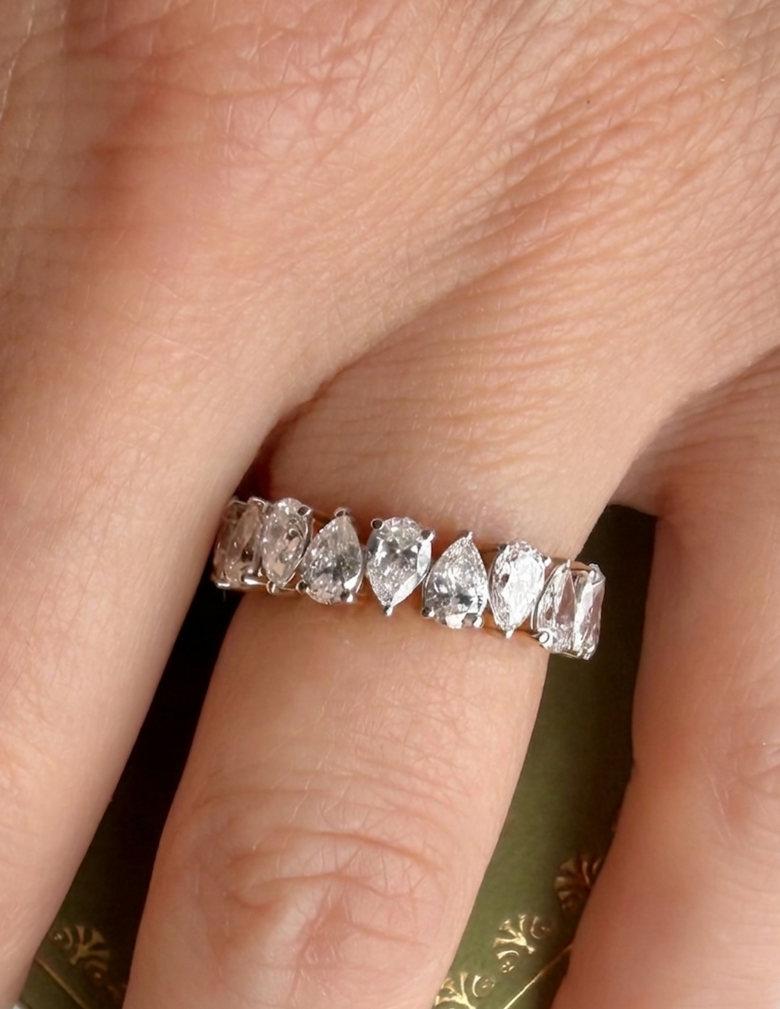 The Everdrop Pear Eternity Band