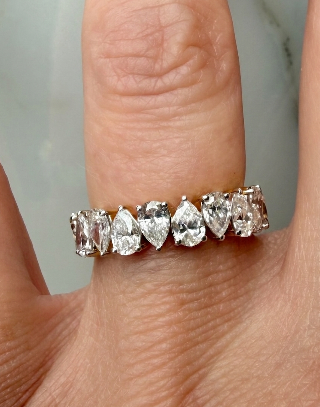 The Everdrop Pear Eternity Band