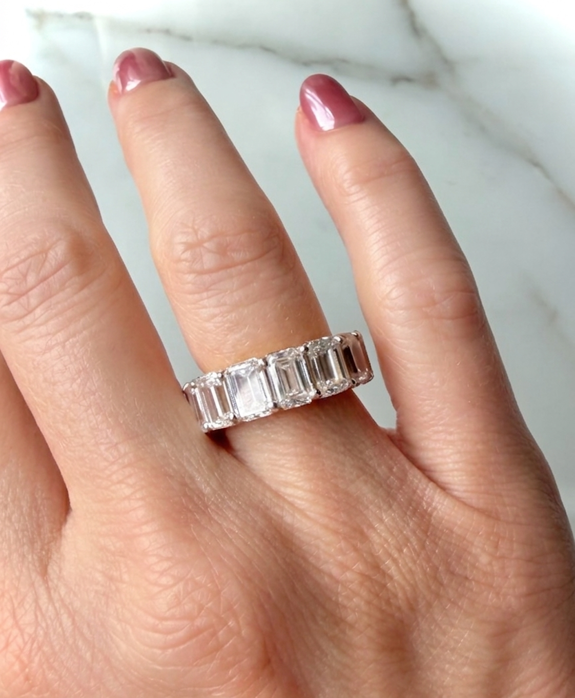 The Empire Emerald Eternity Band