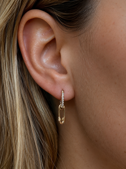Safety Pin Charm