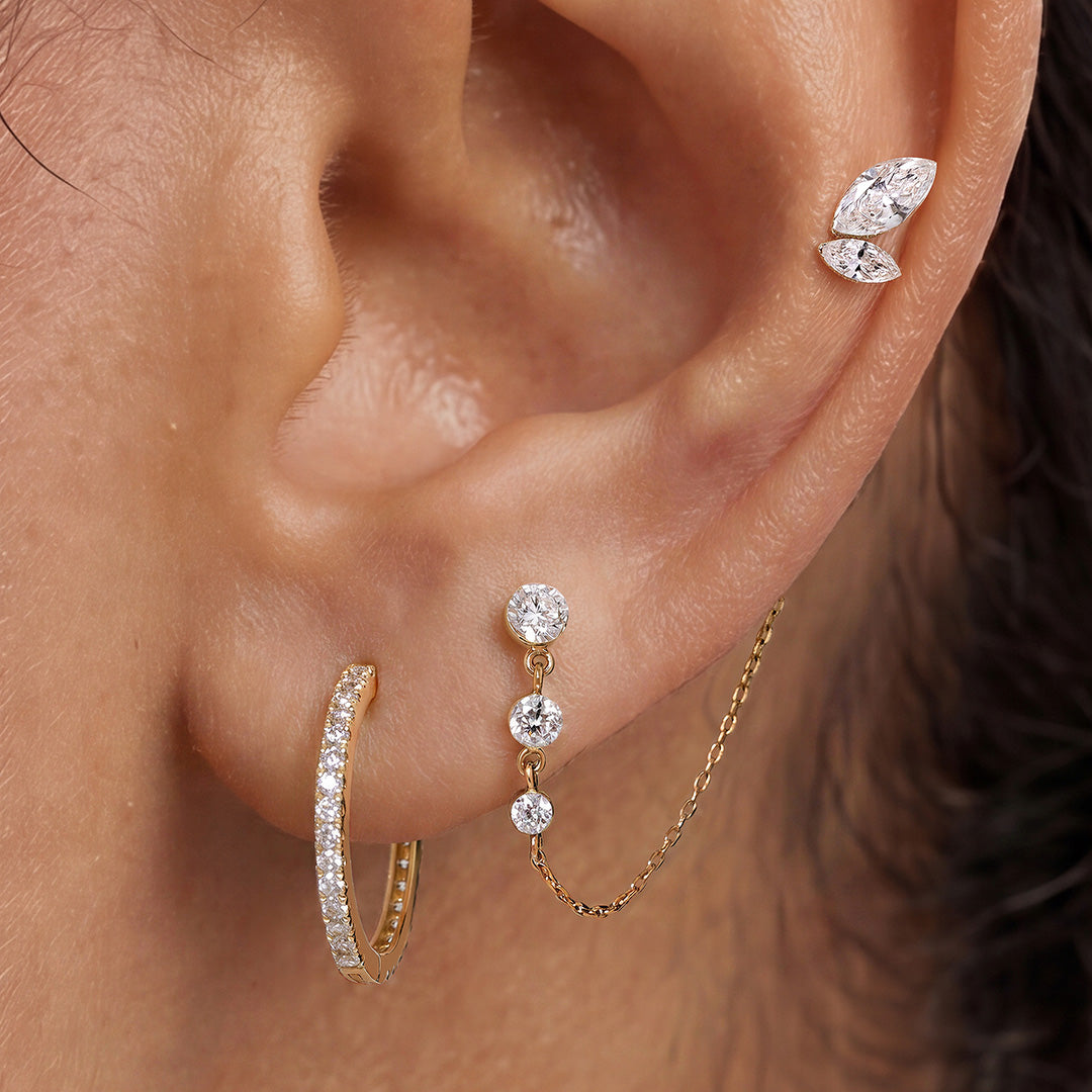 The Diamond Rain Earrings