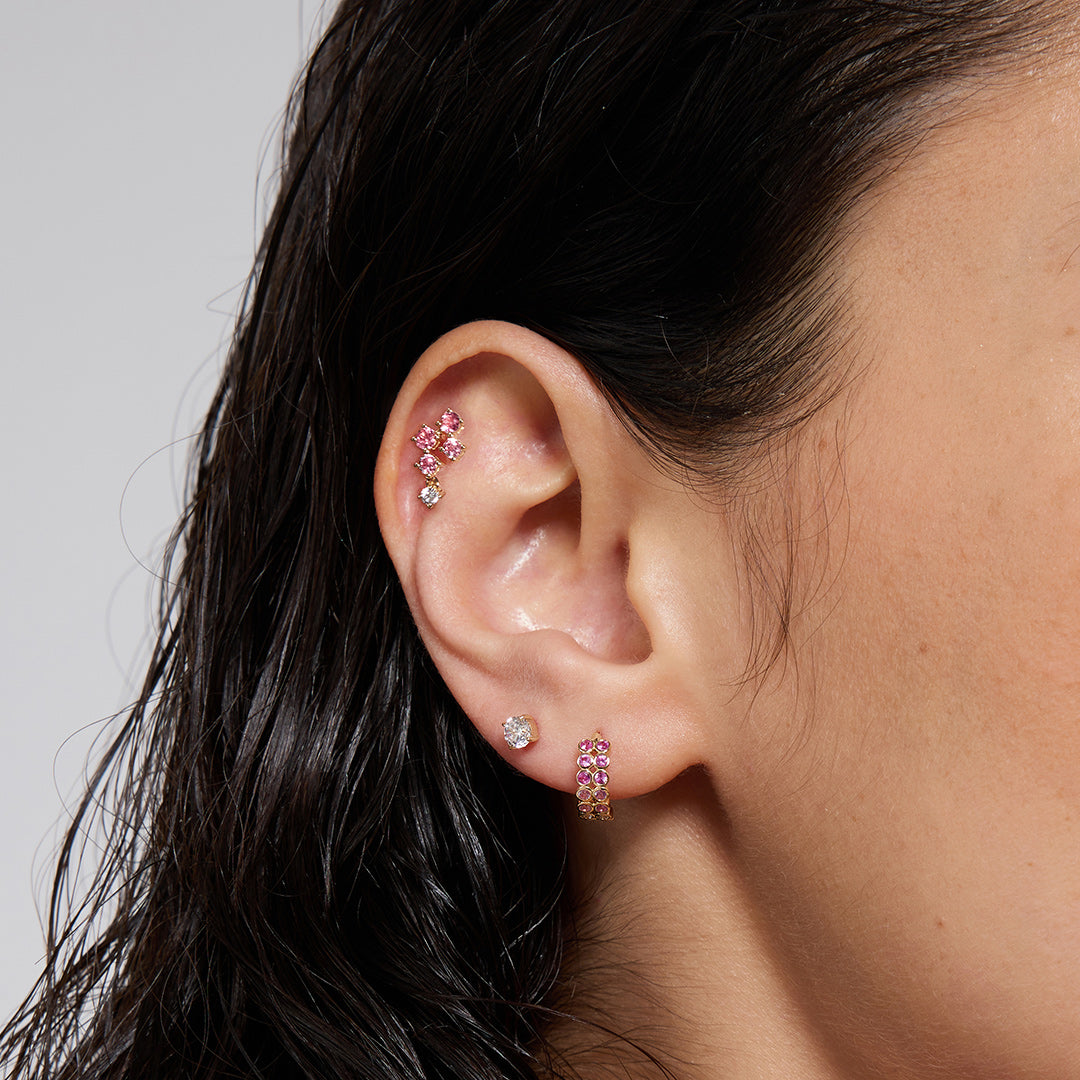 The Pink Confetti Studs