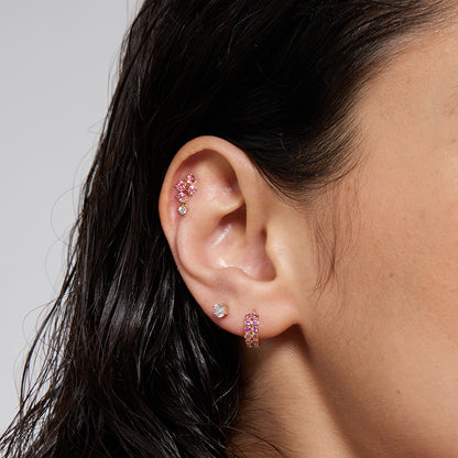 The Pink Confetti Studs